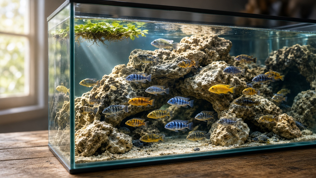 How to Set Up a Cichlid Aquarium: Tank Size, Rock, Water