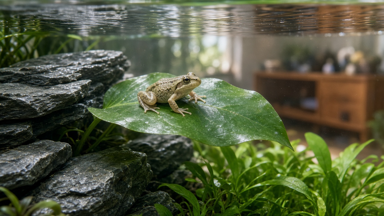 African Dwarf Frog Habitat: Tank Setup, Water, and Decor