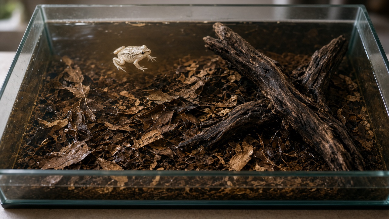 African Dwarf Frog Tank Setup: Size, Water, Filter, Decor