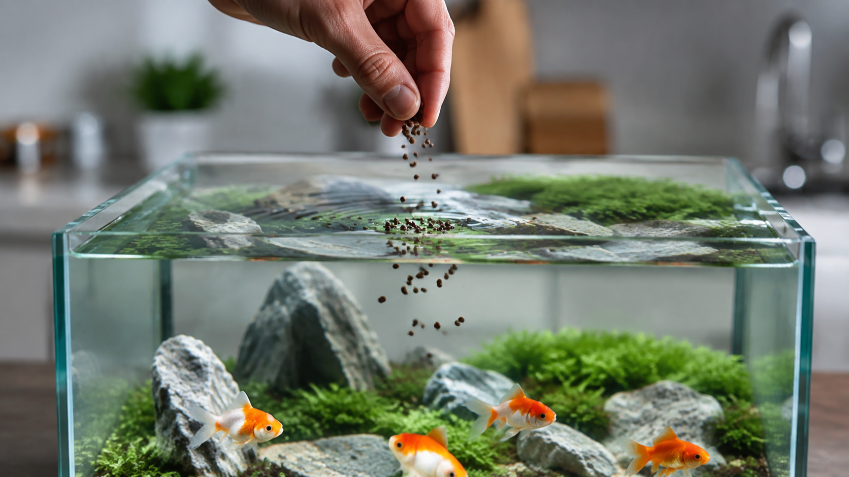 What Goldfish Eat: Staples, Treats, Never-Feeds