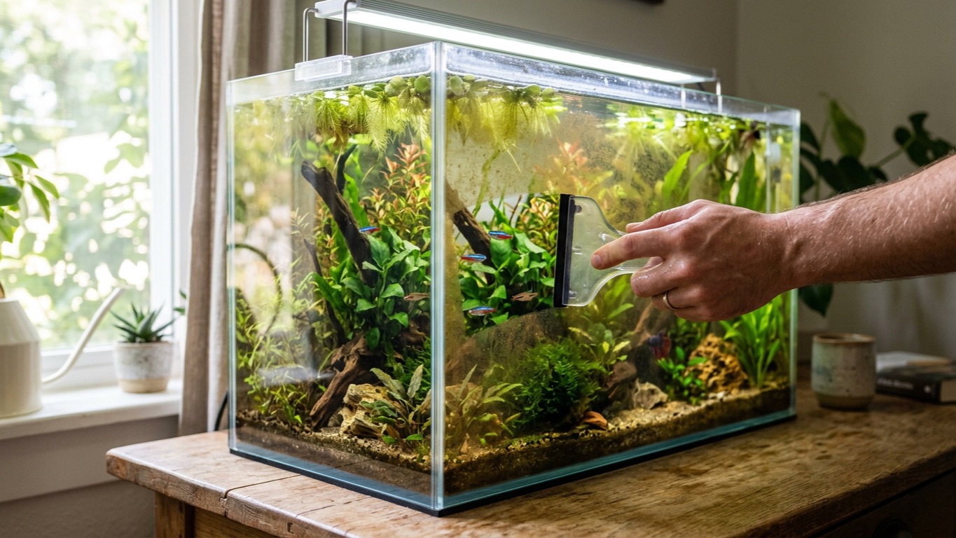 Brown Algae in a Fish Tank: Cause and Cure