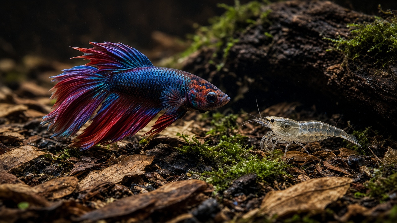 Do Betta Fish Eat Shrimp? Keeping Shrimp With a Betta