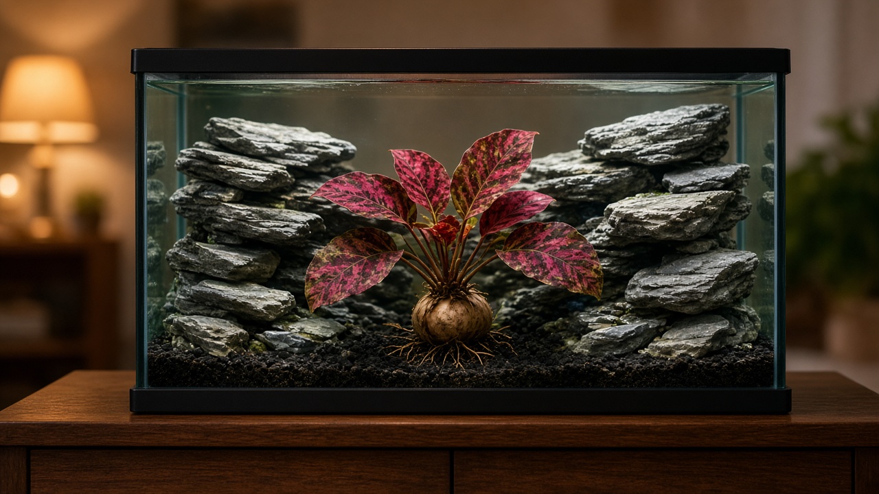 Tiger Lotus Aquarium Plant Care: Bulb, Light, Trimming