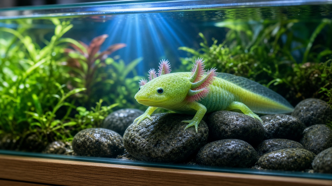 Green Axolotl: GFP Morph, Glow, Genetics, and Care